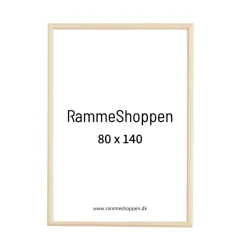 Birketræsramme - 80 x 140 cm - Type 811