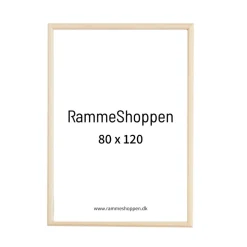 Birketræsramme - 80 x 120 cm - Type 811