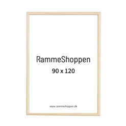 Birketræsramme - 90 x 120 cm - Type 811