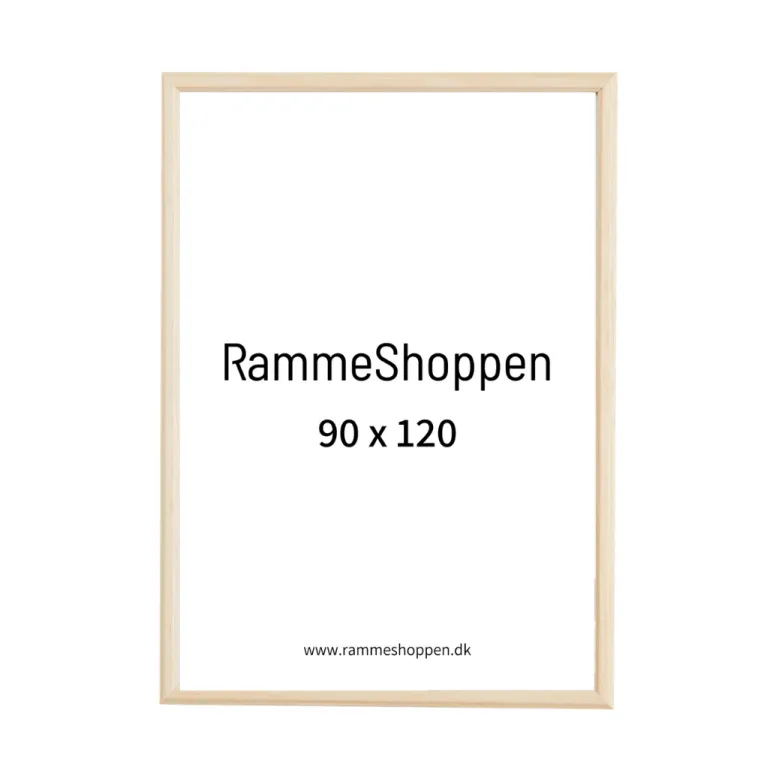 Birketræsramme - 90 x 120 cm - Type 811