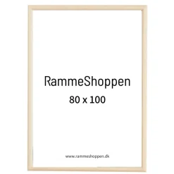 Birketræsramme - 80 x 100 cm - Type 811
