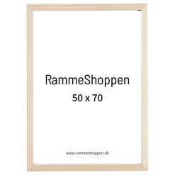 Birketræsramme, smal - 50 x 70 cm - Type 810
