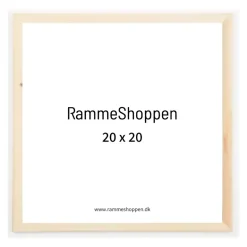 Birketræsramme, smal - 20 x 20 cm - Type 810