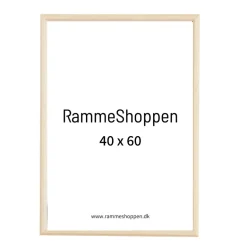 Birketræsramme, smal - 40 x 60 cm - Type 810
