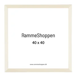 Birketræsramme, smal - 40 x 40 cm - Type 810