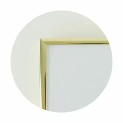 Guldramme, aluminium, blank, smal, 40 x 50 cm, Type 9012