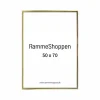 Guldramme, Blank aluminium, 50x70 cm, Type 9012