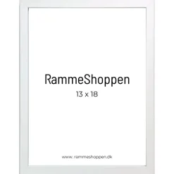 Hvid MDF ramme, smal, Type 2112