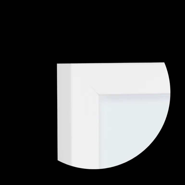 Hvid træramme, 21 x 30 cm, A4, Type 861