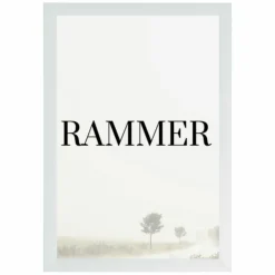 Hvid træramme, 91,5 x 122 cm, Type 861