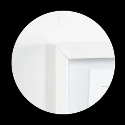 Hvid træramme, smal, 20 x 20 cm, Type 860