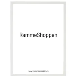 Hvid træramme, smal, Type 860