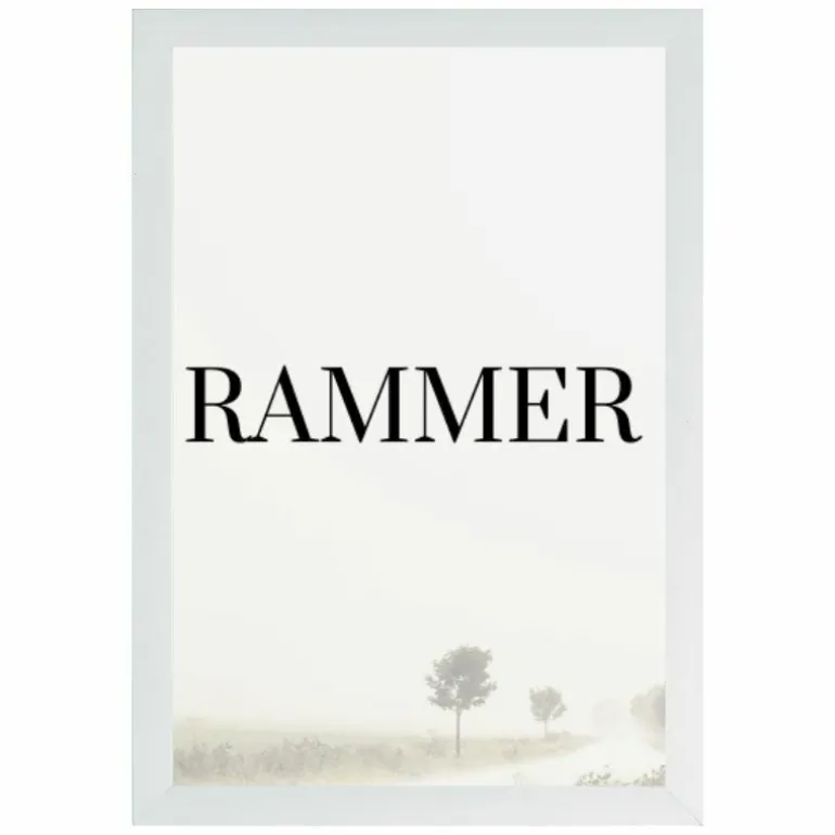 Hvid træramme, Type 861