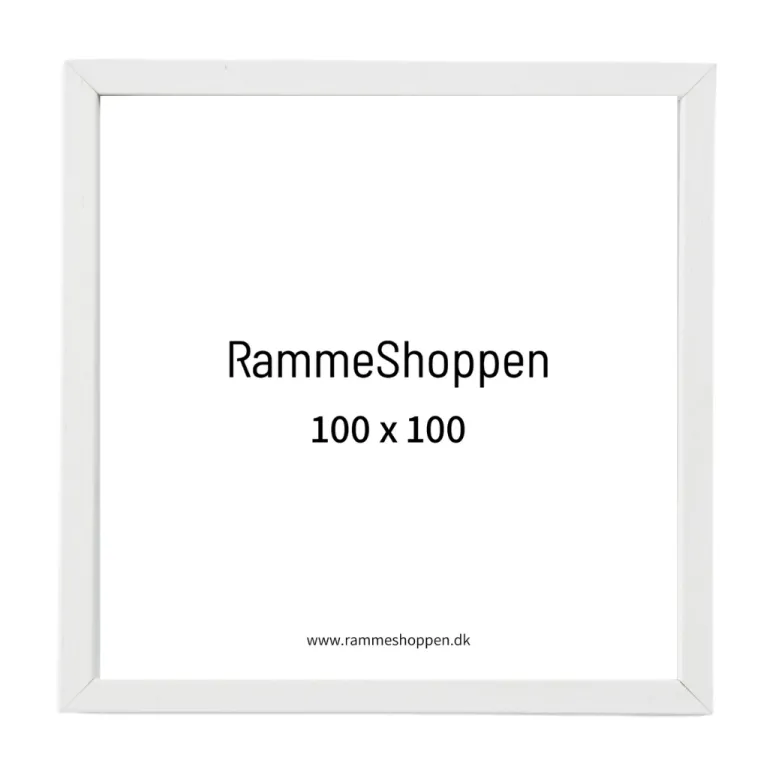 Hvid træramme, Type 861