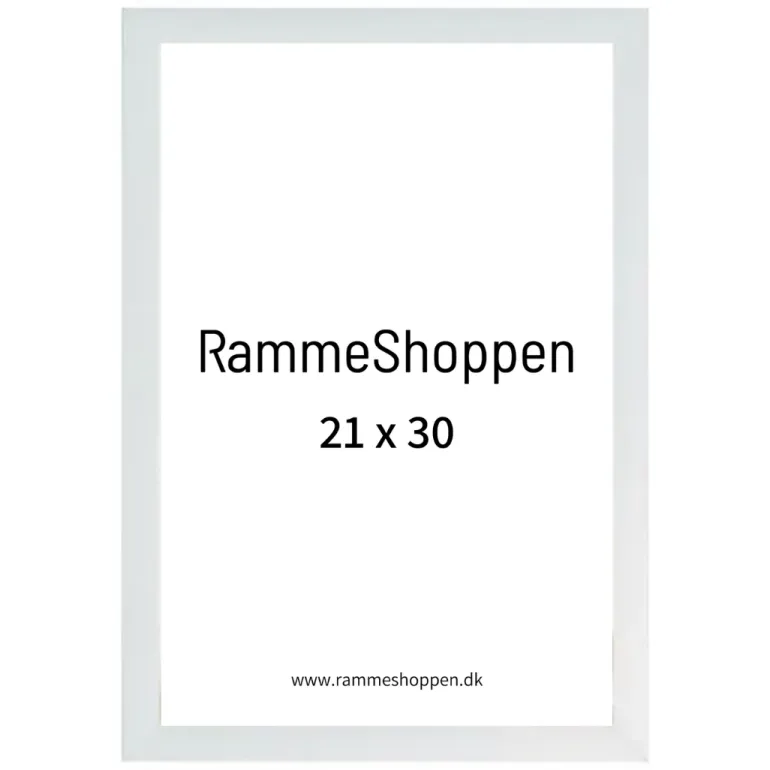 Hvid træramme, Type 861