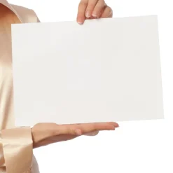 Indlægskarton - Hahnemühle, hvid, standardmål