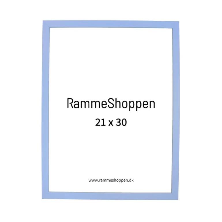 Lyseblå træramme - Type 481