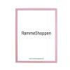 Lyserød træramme - Type 480