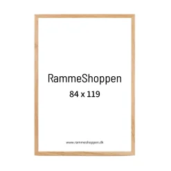 Massiv Egetræsramme - 84 x 119 cm (A0) - Type 851