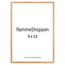 Massiv egetræsramme - 9 x 13 cm - Type 320
