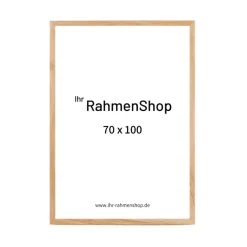 Massiv Egetræsramme - 70 x 100 cm - Type 851