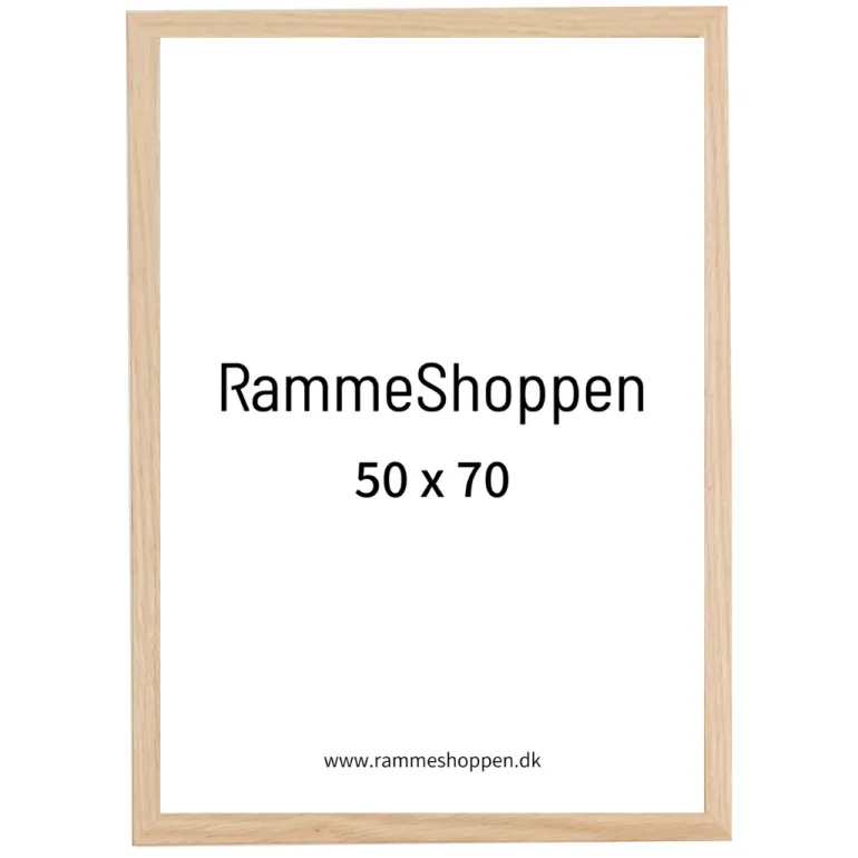 Massiv Egetræsramme - Type 851