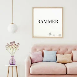 Massiv Egetræsramme - Type 851