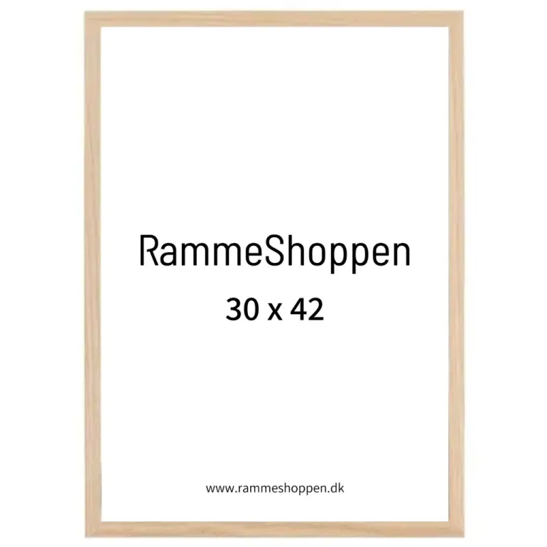 Massiv Egetræsramme - Type 851