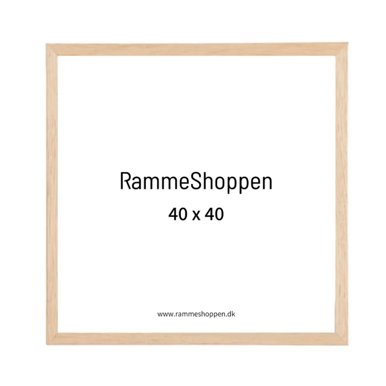 Massiv egetræsramme, smal - Type 320