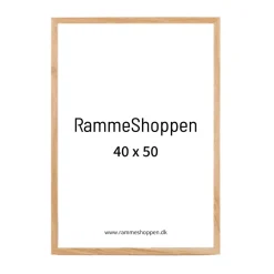 Massiv egetræsramme, smal - Type 320