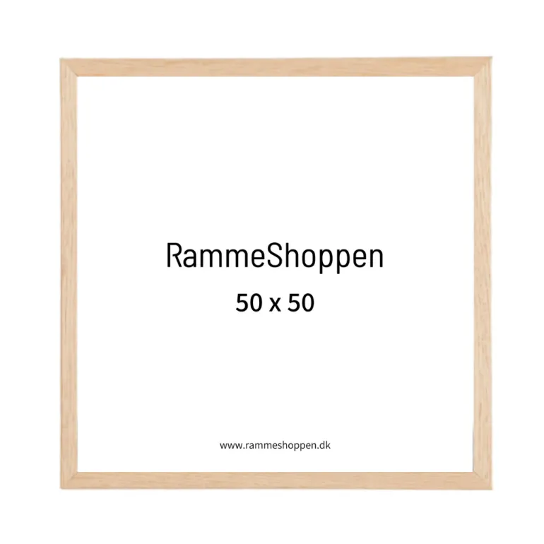 Massiv egetræsramme, smal - Type 320