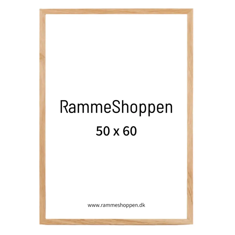 Massiv egetræsramme, smal - Type 320