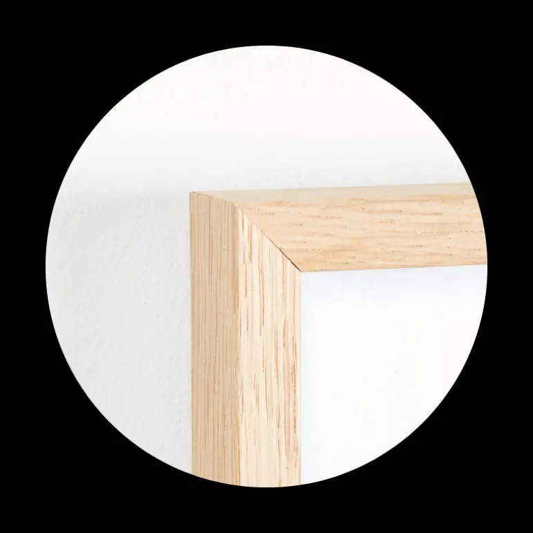 Massiv egetræsramme, smal - Type 320