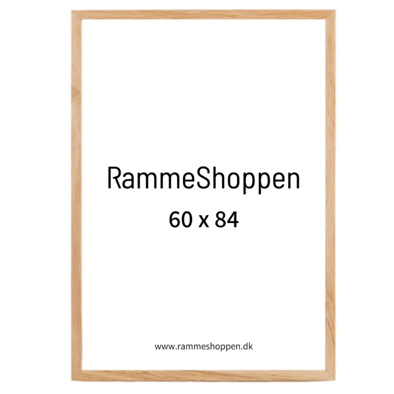 Massiv egetræsramme, smal - Type 320