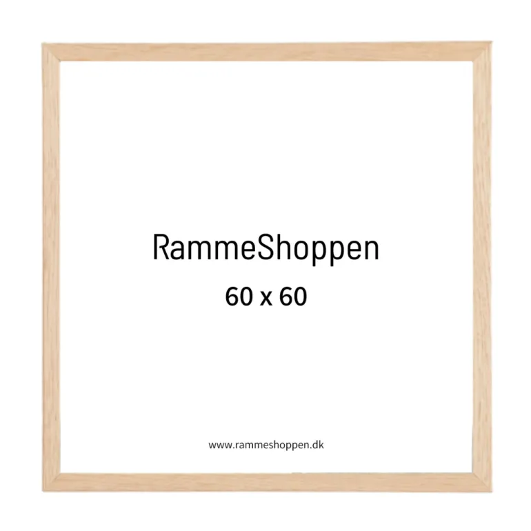 Massiv egetræsramme, smal - Type 320