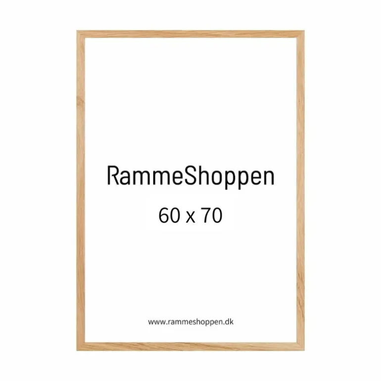 Massiv egetræsramme, smal - Type 320