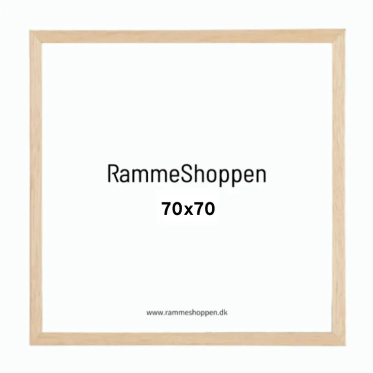 Massiv egetræsramme, smal - Type 320