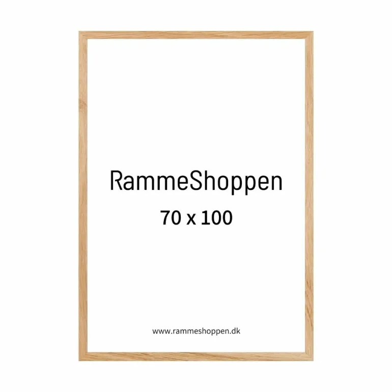 Massiv egetræsramme, smal - Type 320