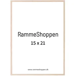 Massiv egetræsramme, smal - Type 320