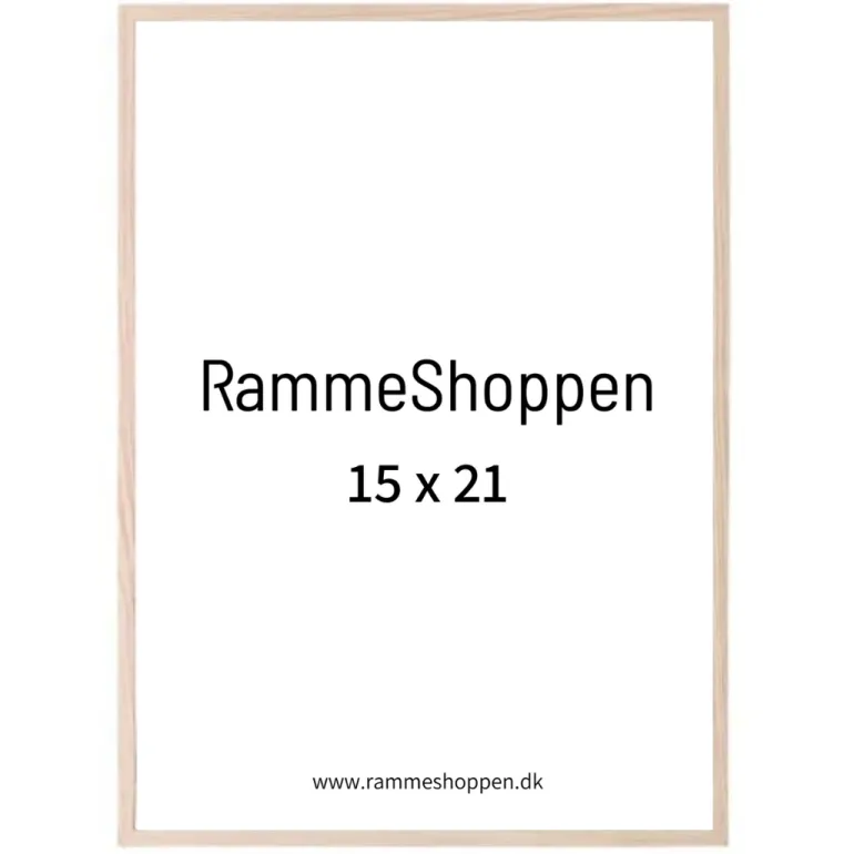 Massiv egetræsramme, smal - Type 320