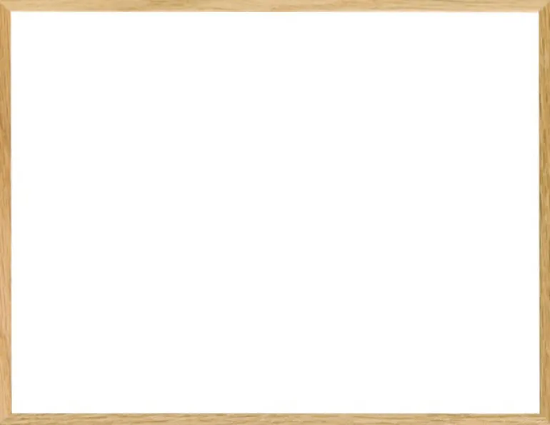 Massiv egetræsramme, smal - Type 320