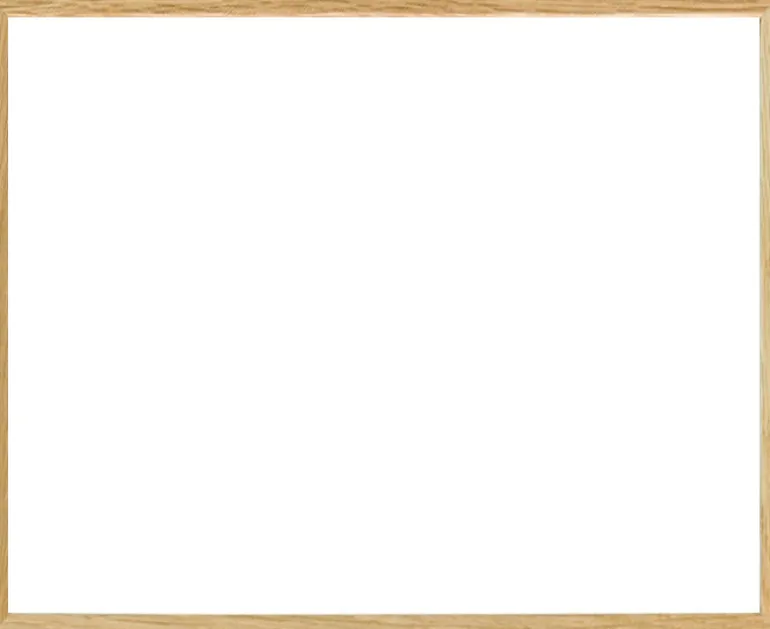 Massiv egetræsramme, smal - Type 320