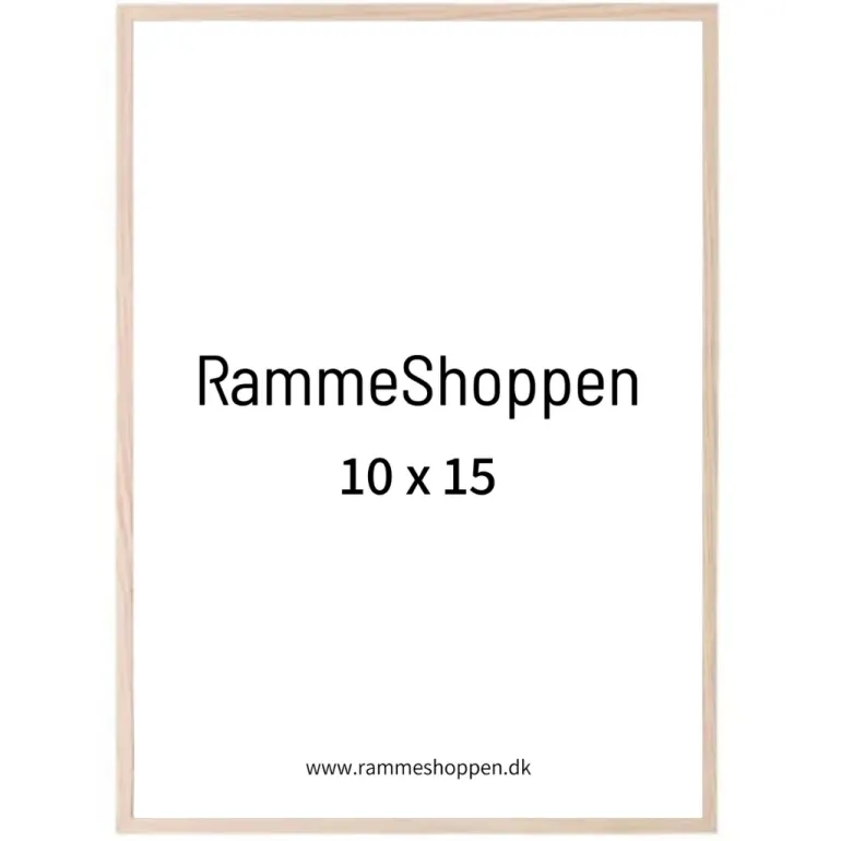 Massiv egetræsramme, smal - Type 320