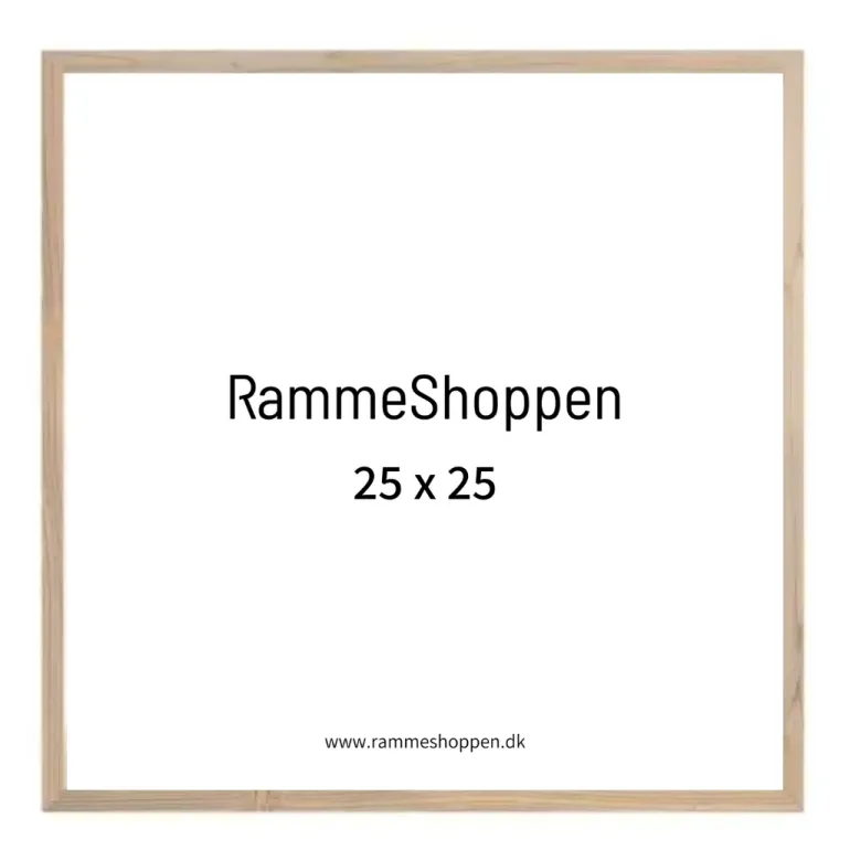 Massiv egetræsramme, smal - Type 320