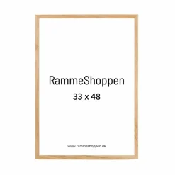 Massiv egetræsramme, smal - Type 320