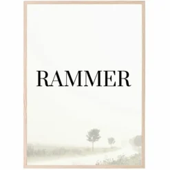 Massiv egetræsramme, smal - 24 x 30 cm - Type 320