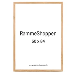 Massiv egetræsramme, smal - 60 x 84 cm (A1) - Type 320