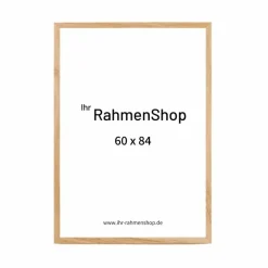 Massiv egetræsramme, smal - 60 x 84 cm (A1) - Type 320