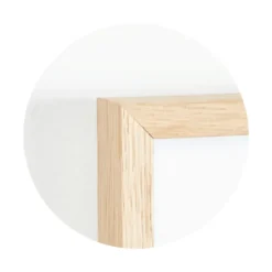 Massiv egetræsramme, smal - 70 x 80 cm - Type 320