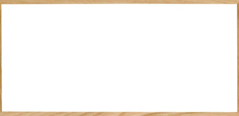 Massiv egetræsramme, smal - 18 x 35 cm - Type 320